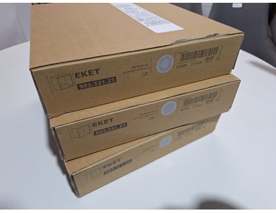 X3 IKEA EKET storage boxes

