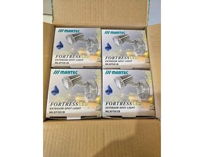 RRP $799.60 BULK LOT - QTY x8 Martec Fortress LED ...