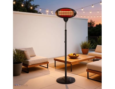 RRP $299. Devanti Electric Patio Heater 2000W. Fea...