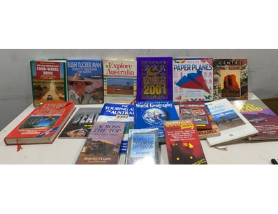 Extensive collection of Australian travel and refe...