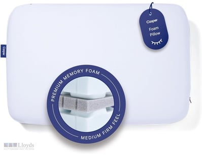 RRP $99 Casper Sleep Foam Pillow (King) - White - ...