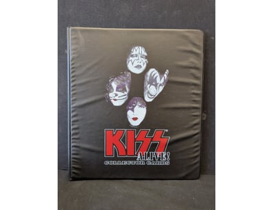 KISS ALIVE! COLLECTOR CARDS BINDER

Black Vinyl ...