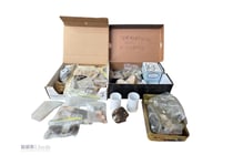 Collection of geological rock and mineral