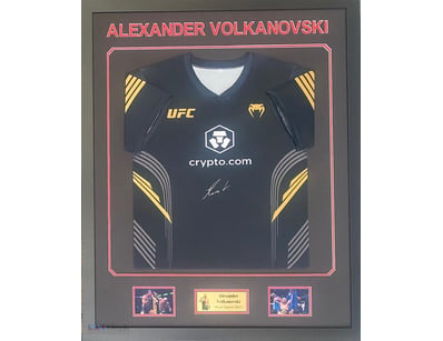 ALEXANDER VOLKANOVSKI PERSONALLY SIGNED SHIRT 

Fr...