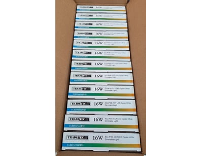 RRP $290.11 BULK LOT - QTY x12 TradeTec 16W Eclips...