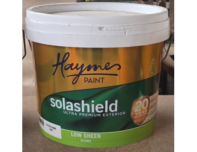 Haymes paint, solashield ultra premium exterior, l...
