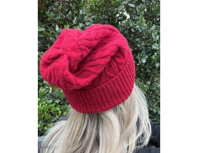 74 ELLIS & CO AUSTRALIA WOOL BEANIES, WINE, CAMEL...