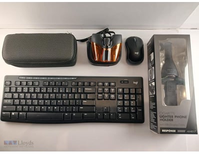 Mixed Accessories And Electronics Lot Comprising L...