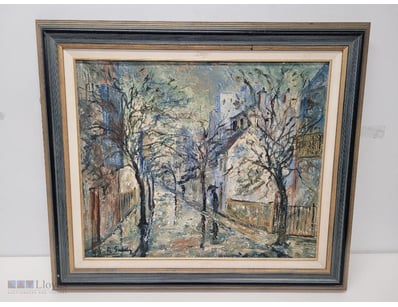 D. GABORTY

Oil On Canvas

Title: Parisian Street ...