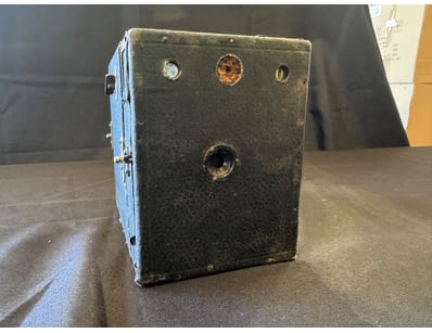 FOLDING BELLOWS CAMERA WITH BRASS FITTINGS

Item...