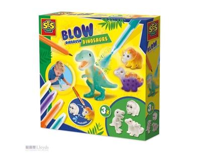 RRP $28.95 Blow Airbrush Pens - Dinosaurs 3X 

Dis...