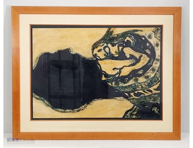 ARTIST UNKNOWN

Original Mixed Media Painting On P...