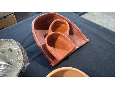 Terracotta decorative catchall

