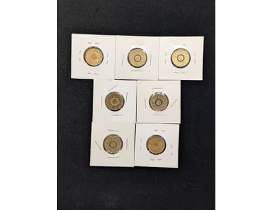 AUSTRALIAN TWO DOLLAR OLYMPIC COLOURED COINS

65...