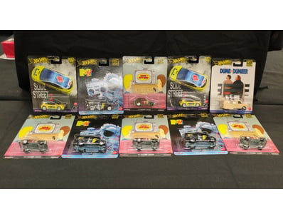 10X HOT WHEELS PREMIUM CARS INCLUDING '77 PACKIN' ...