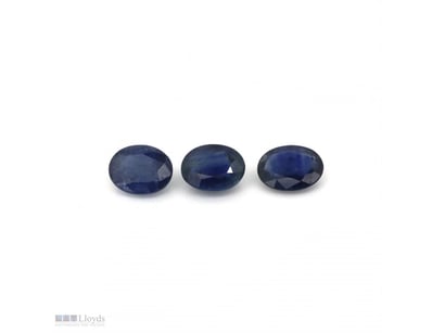 6.68CT TSW X 3, CORUNDUM SAPPHIRES     

Oval Cut,...