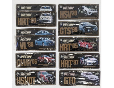 HOLDEN HSV COMMEMORATIVE METAL SIGN COLLECTION - 1...