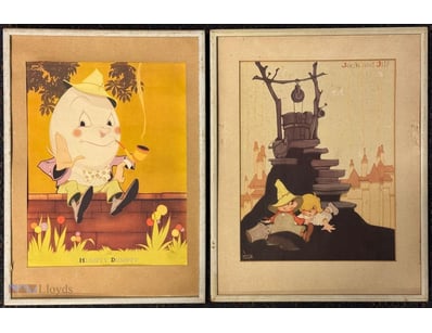 VERNON GRANT

Two Lithograph On Paper

Title: Jack...