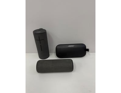 3 Bluetooth Wireless Speakers. Untested, sold as i...
