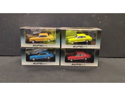4X AUTOART FORD FALCON XY GTHO 1:24 SCALE MODEL CA...