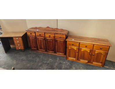 Buffet units, timber style storage buffet units 
...