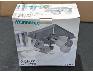 RRP $169.95 Martec Quartz 4 LED Spotlight Bar. 9.6...