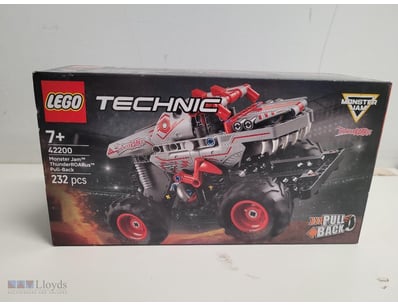 LEGO TECHNIC 42200 MONSTER JAM THUNDERROARUS PULL-...