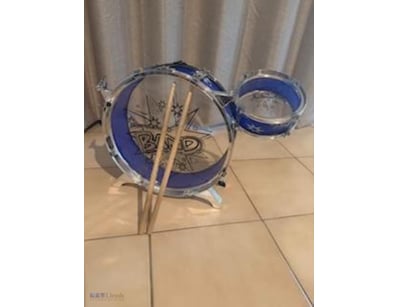 Drum Kit With Sticks