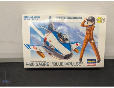 HASEGAWA EGGPLANE SERIES F-86 SABRE "BLUE IMPULSE"...