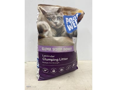Clumping litter, Lavender, Poo-wee

