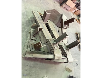 Industrial fabricated steel structural assembly co...