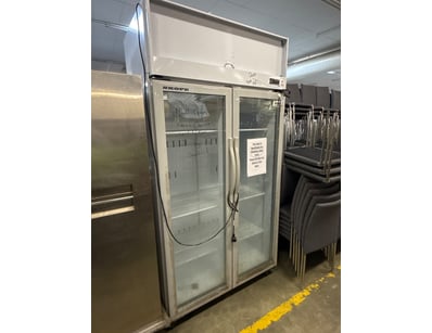 SKOPE R290 commercial refrigerator with dual glass...