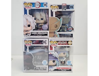 FUNKO POP! VINYL FIGURE COLLECTION - FOUR BOXED FI...