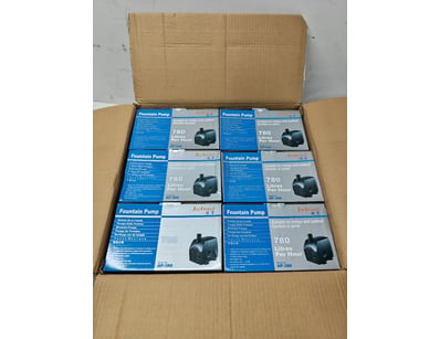 Fountain Pump, 12x fountain pumps 

Sold as lot...