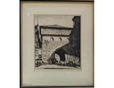LIONEL LINDSAY (1874 - 1961)

Original Etching On ...