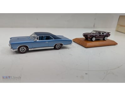 DIE CAST CARS, INCLUDING 1967 PONTIAC GTO, 1970 PO...