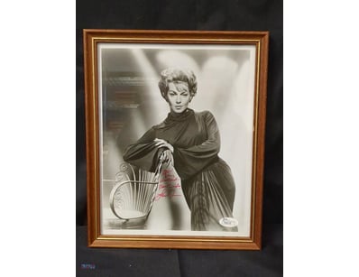 AUTOGRAPHED PHOTOGRAPH OF LANA TURNER.

Item Size:...