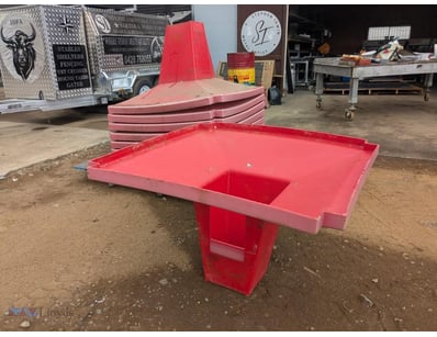 Plastic Funnels 

Dimensions: 1130 L x W 1130 x H ...