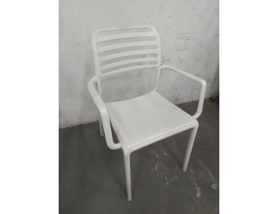 Chair, Outdoor, Plastic, White.
Approx Dimensions...