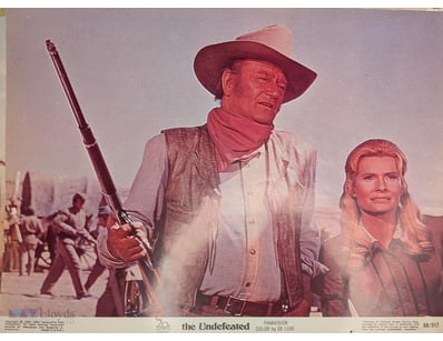 "THE UNDEFEATED" 1969 PANAVISION WESTERN FILM LOBB...