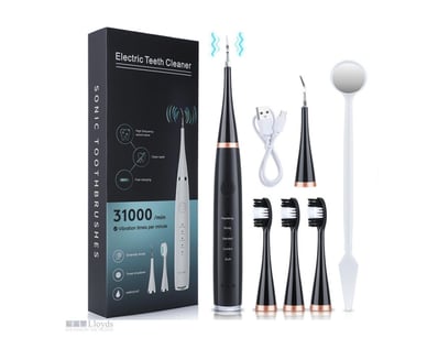 Electric Teeth Cleaning Set Stains Remover Whiteni...
