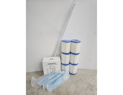 Yarramate oil dispenser, 4x door stops, pool filte...