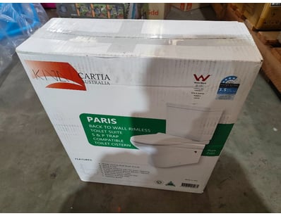 Cartia Australia Paris Back to Wall Rimless Toilet...