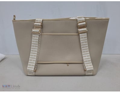 Heiych, Handbag, Beige, Decorative Straps, Approxi...