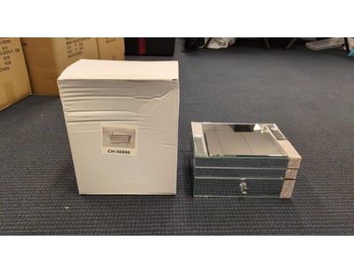 Pair Of Glass And Bling Jewelery Boxes

