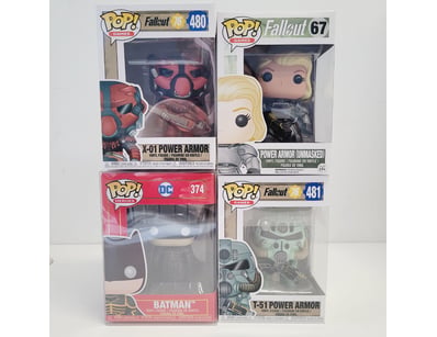 FALLOUT & DC COMICS FUNKO POP VINYL FIGURE COLLECT...