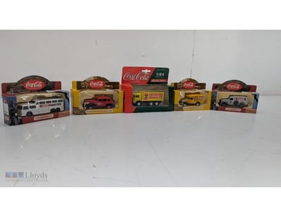 COCA COLA BRAND DIE-CAST VEHICLES, INCLUDING VINTA...