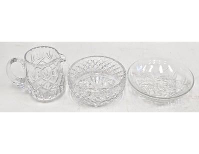 FOUR-PIECE CUT CRYSTAL GLASSWARE SET

Item Size:...