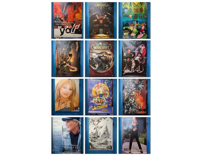 COLLECTION OF POSTERS, INCLUDING  GAMES AND CELEBR...