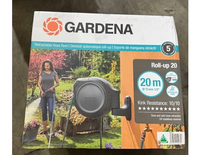 Gardena Roll-up 20 Retractable Hose Reel featuring...